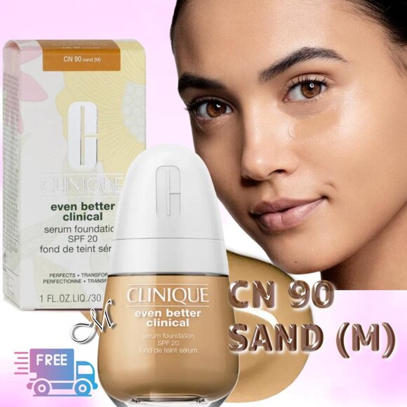 Clinique Even Better Clinical Serum Foundation SPF 20* ~ CN 90 Sand(M) 1oz NIB - Picture 1 of 12